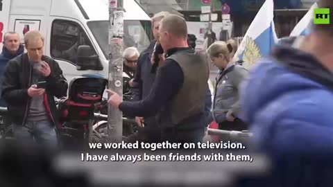 Participants of a rally in support of Russia in Berlin shared their thoughts