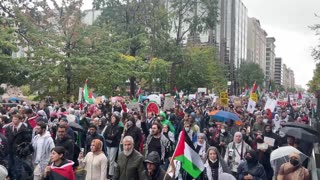 Washington, DC Massive Crowd Marches for Palestine - Oct 14th 2023