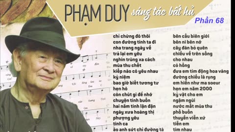 PHẦN 68: 70 NĂM TÌNH CA TRONG ÂM NHẠC VN (1930 - 2000)