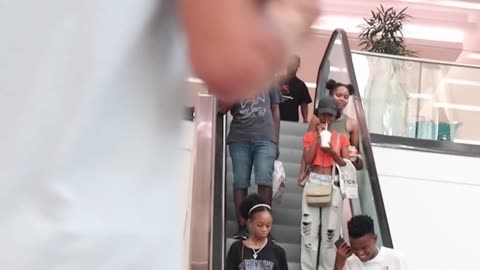 MANTHONG ON THE ESCALATOR PRANK