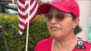 "We Love Him Here In Florida. We Love Him In Miami." - Patriots Show Amazing Support For Trump