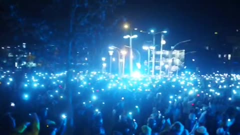 Regensburg Germany Last night protesting for Freedom over Mandates