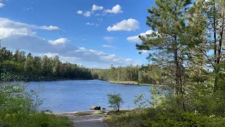 Time lapse on Basswood river