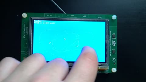 STM32F746 - TouchScreen Test