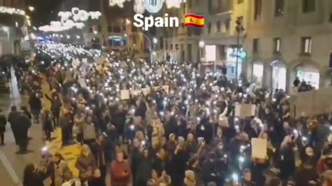 Spain Marches Against Jab Mandates
