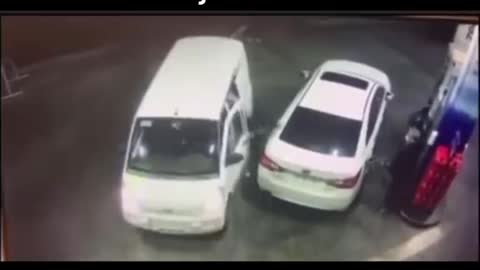 Wow!!! Using gas to stop carjacking!!