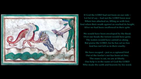 Psalm 124 "If God the LORD had not been on our side" Sing Psalms version to the tune Old 124th