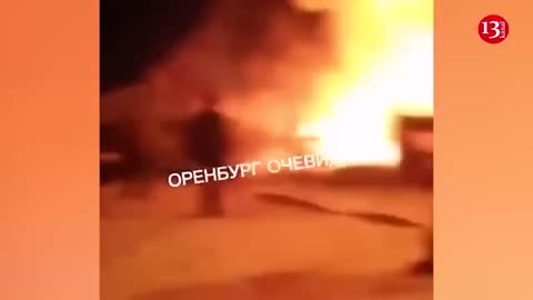 Drunken Russian conscripts burn their camps - tents were engulfed in flames
