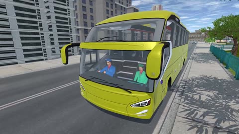 School Bus Driver | Mobile Game | Bus Driving Simulator | Game Video