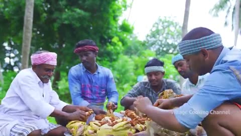 FULL CHICKEN ROAST | Whole Fried Chicken Recipe Cooking in village | Free Range Chicken Recipe