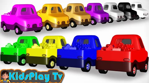 Colors for Children to Learn with Cars Toys - Kids Play Tv