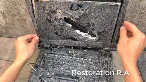 Restoration super broken old LENOVO laptop --- AF invention