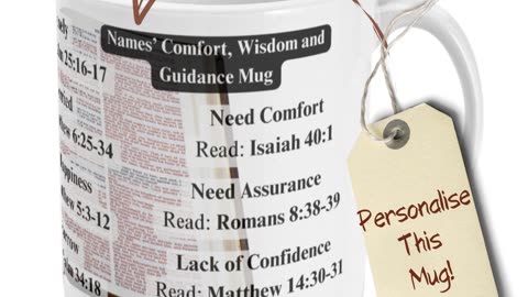 Personalised Bible Mug by Welovit ❤️