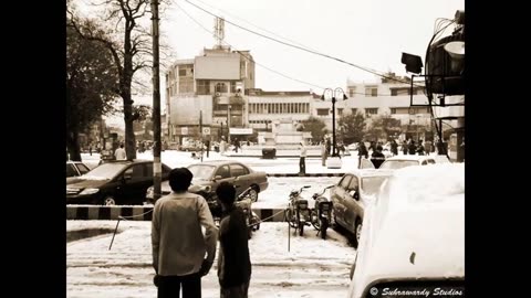 Snowing in Lahore Pakistan in 2011