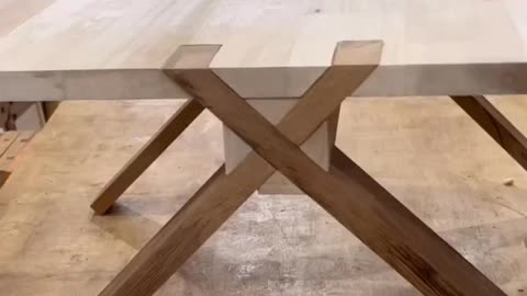 Table from wood working idea