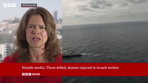 Israeli carries out strikes on Houthi targets in Yemen after drone hit Tel Aviv | BBC News