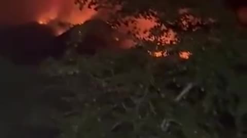 Eruption at the Ruang volcano in North Sulawesi, Indonesia