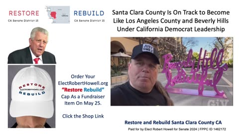 Santa Clara On Track to Become Like LA County, Beverly Hills Under California Democrat Leadership