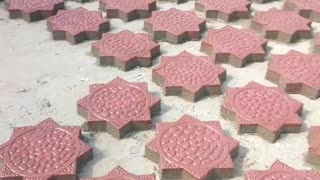 Star Cement Tiles making process