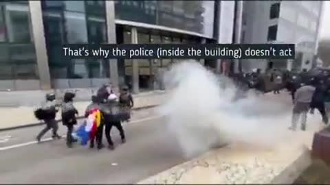 Governments use staged Antifa to destroy freedom Protests