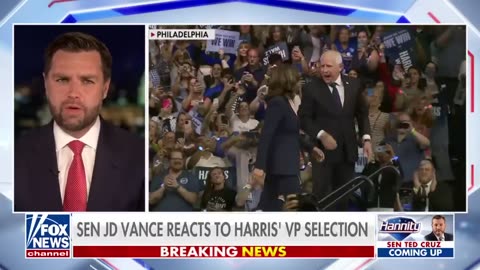 JD Vance- This is a shameful moment for Kamala Harris