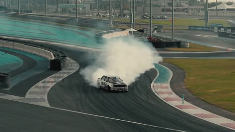 Cool Drifting By a Car At Yas Marina Circuit in Abu Dhabi ✨