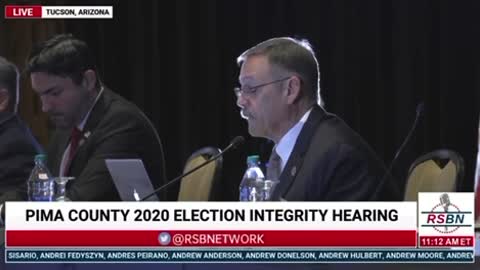 2020 Election Integrity Hearing: AZ State Rep Mark Finchem Reads Letter From Whistleblower