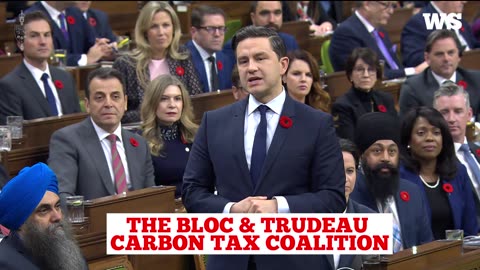POILIEVRE: The Bloc and Trudeau have formed a carbon tax coalition.