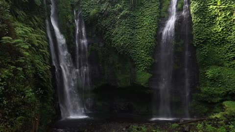 Magnificent View Of The Waterfalls