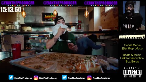 THE BIGGEST BURRITO I'VE EVER ATTEMPTED THE ATOMICO CHALLENGE ATLANTA BeardMeatsfood reaction