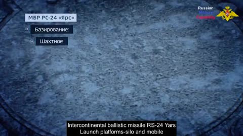 Intercontinental ballistic missile RS-24 Yars