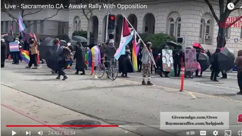 P*do #protest in Sacramento over Tranz speaker