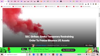 🔥SEC Goes Wild! 🚨restraining order just placed on Binance US FUNDS!