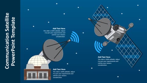 Communication Satellite PowerPoint Template