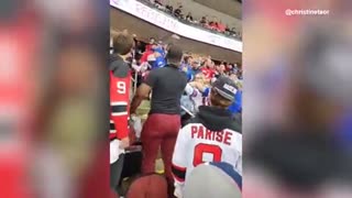 NJ Devils employee gets sucker-punched twice by raging NY fan