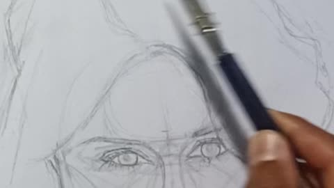 Draw Selena Gomez using Loomis method