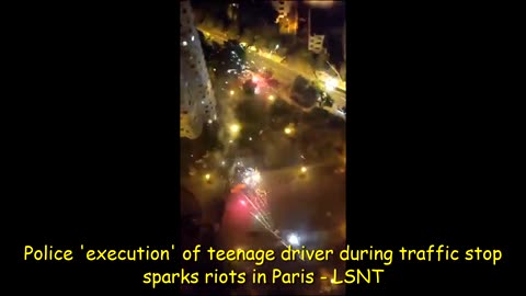BREAKING! Police 'execution' of teenage driver! Sparks RIOTS IN PARIS