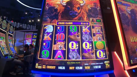 Buffalo Cash Slot Machine Long Session Bonuses Free Games!