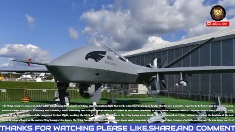 China’s latest Wing Loong drone makes maiden flight_Cut
