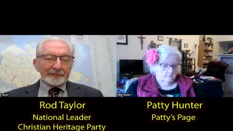 Patty's Page - Guest: Rod Taylor, Christian Heritage Party of Canada