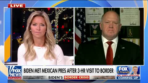 Tom Homan rips Biden for 'disrespecting' Border Patrol: 'It's disgusting'