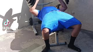 255 Pound Bench Press. 9 reps!