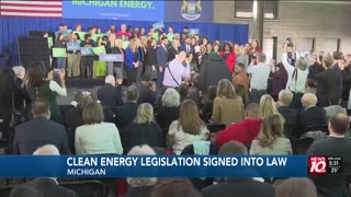 Michigan Gov. Whitmer has signed legislation to completely eliminate the fossil fuel industry.