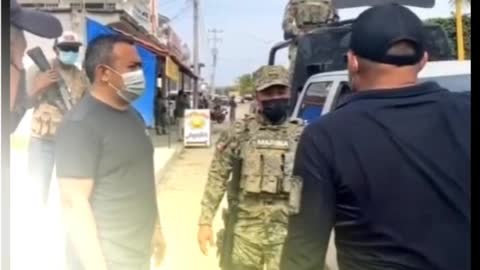 Narco gobierno alcalde es mando de narco defensas que amenazan marinos