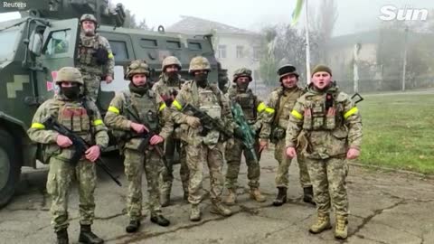 Ukrainian soldiers 'recapture southern town of Snihurivka' from Russian forces