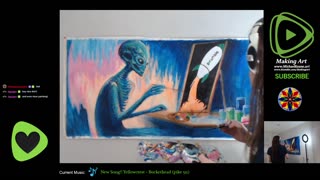 Live Painting - Making Art 5-25-23 - Chill Art Day