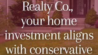 Your home investment aligns with conservative values 🤝