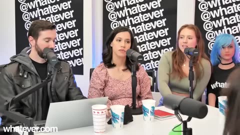 Podcast host asks a group of girls "What is a woman?", and none of them can answer
