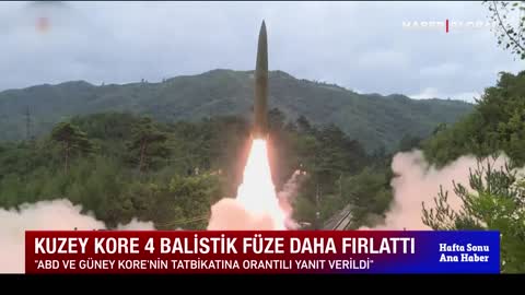 ABD Nükleer Uçaklarını Dibine Kadar Götürdü, Kuzey Kore Füzeleri Fırlattı! Asya'da Savaş Bıçak Sırtı