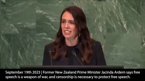 Censorship | "This Week We Launched An Initiative Alongside Companies & Non-Profits...How to Do Tackle Climate Change If People Do Not Believe It Exists?" World Economic Forum Member Jacinda Arden